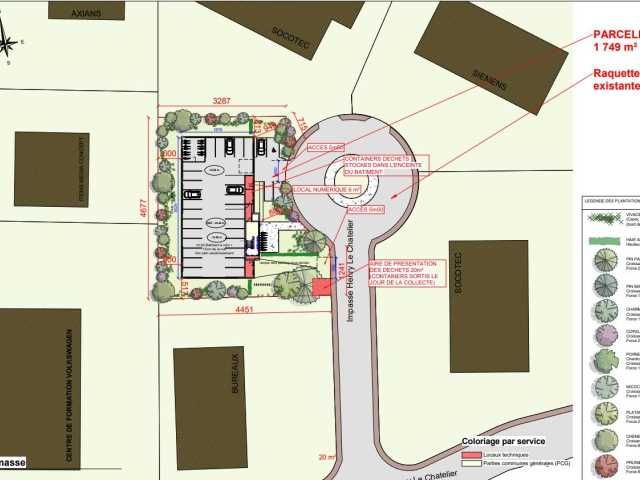 Location bureaux 930 m² non divisibles