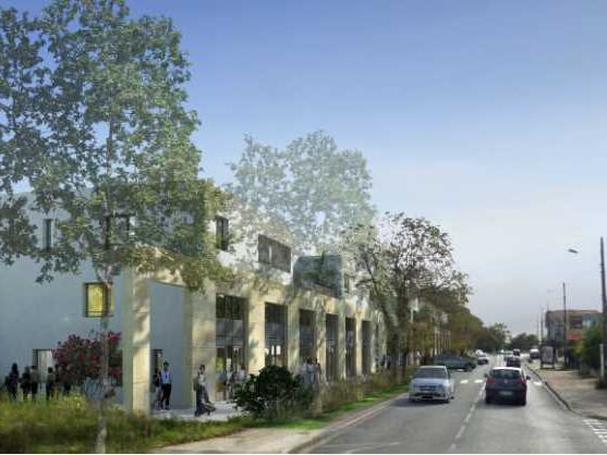 A l'entrée de la ville de Carbon Blanc et de l'A1