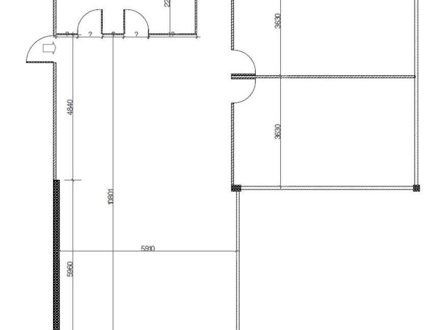 Location bureaux 124 m² non divisibles