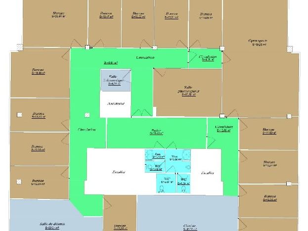 Location bureaux 1147 m² divisibles à partir de 71 m²