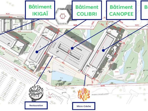 Location bureaux 3287 m² divisibles à partir de 534 m²