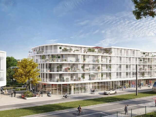 Au pied de la ligne de tram D proche "Les Echus" 