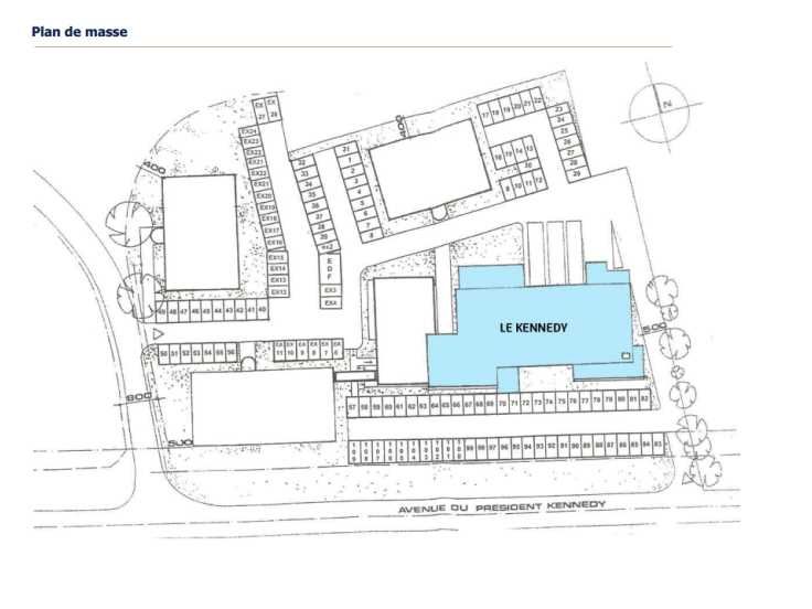 Location bureaux 554 m² divisibles à partir de 266 m²