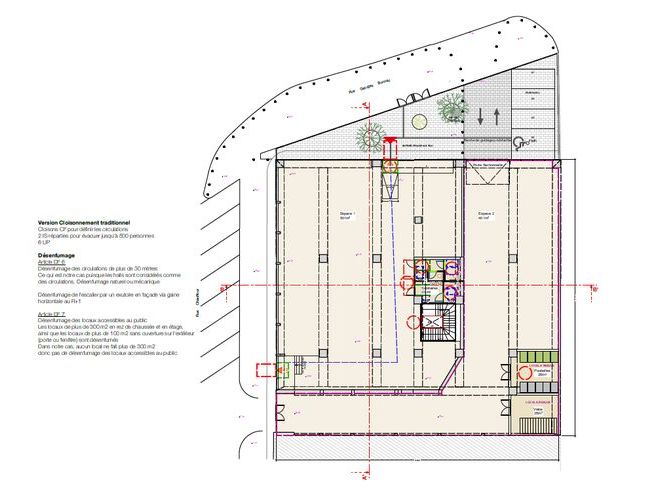 Location locaux commerciaux 1220 m² non divisibles