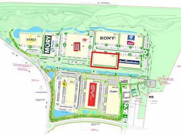 20496.29 m² pour cetentrepôts classe a en location à Moissy cramayel