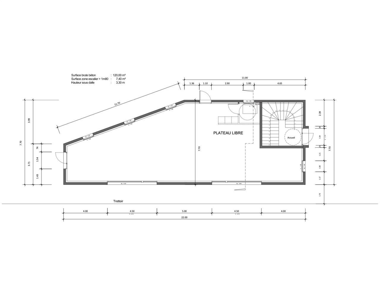 Investissement locatif - Local récent bénéficiant