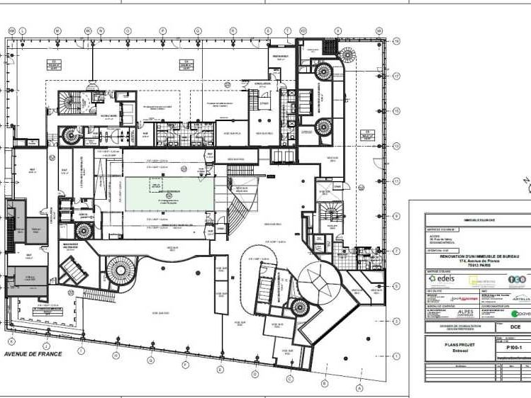 Location bureaux 16148 m² divisibles à partir de 1752 m²