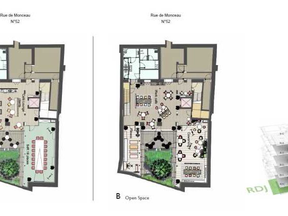 Location bureaux 1522 m² non divisibles