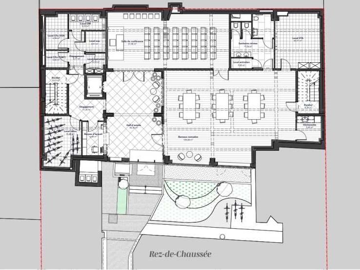 Location bureaux 1060 m² non divisibles