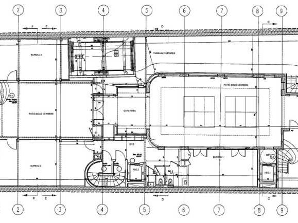 Location bureaux 1809 m² non divisibles