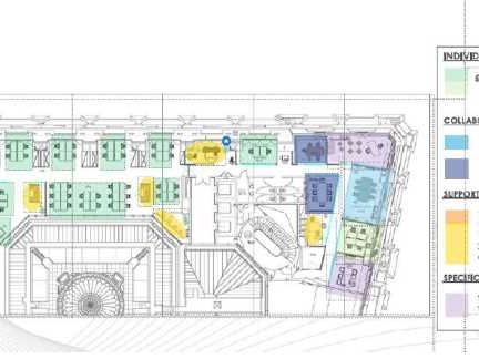Location bureaux 767 m² non divisibles