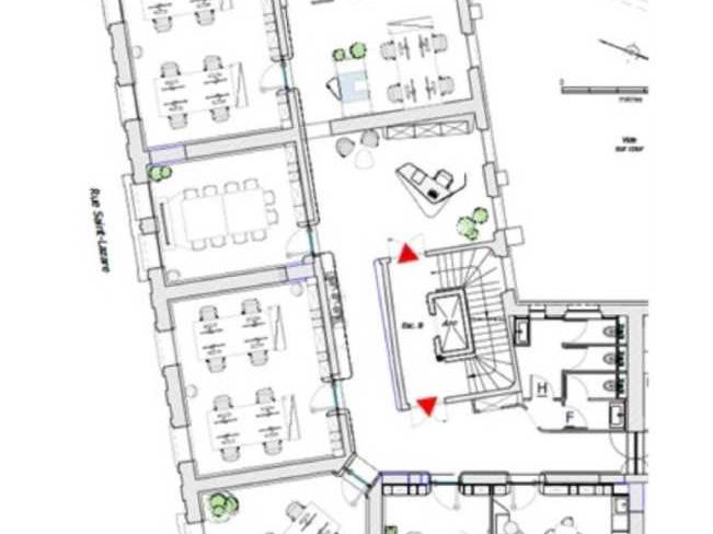 Location bureaux 510 m² non divisibles