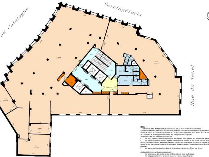 Location bureaux 995 m² non divisibles