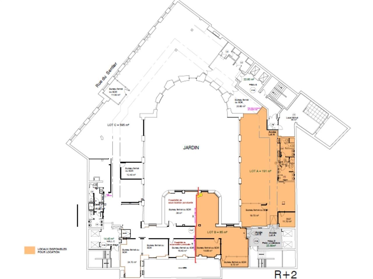 Cushman & Wakefield vous propose deux surfaces de