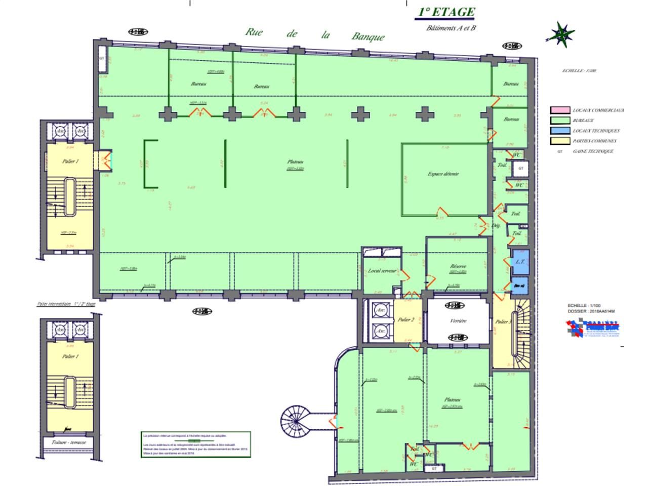 Bureaux de standing à louer au coeur du quartier 