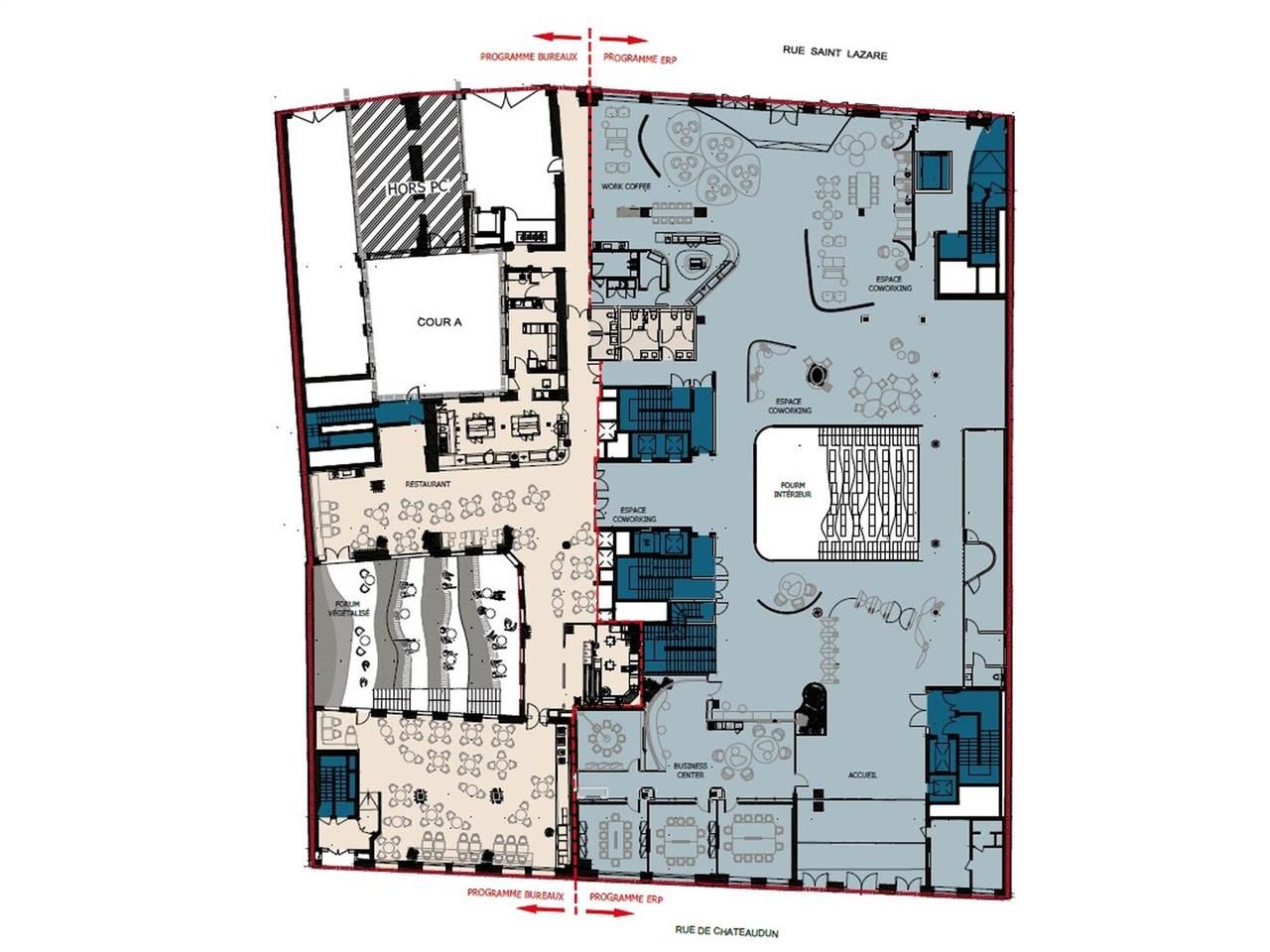 Au coeur de Paris, à proximité immédiate de la Ga