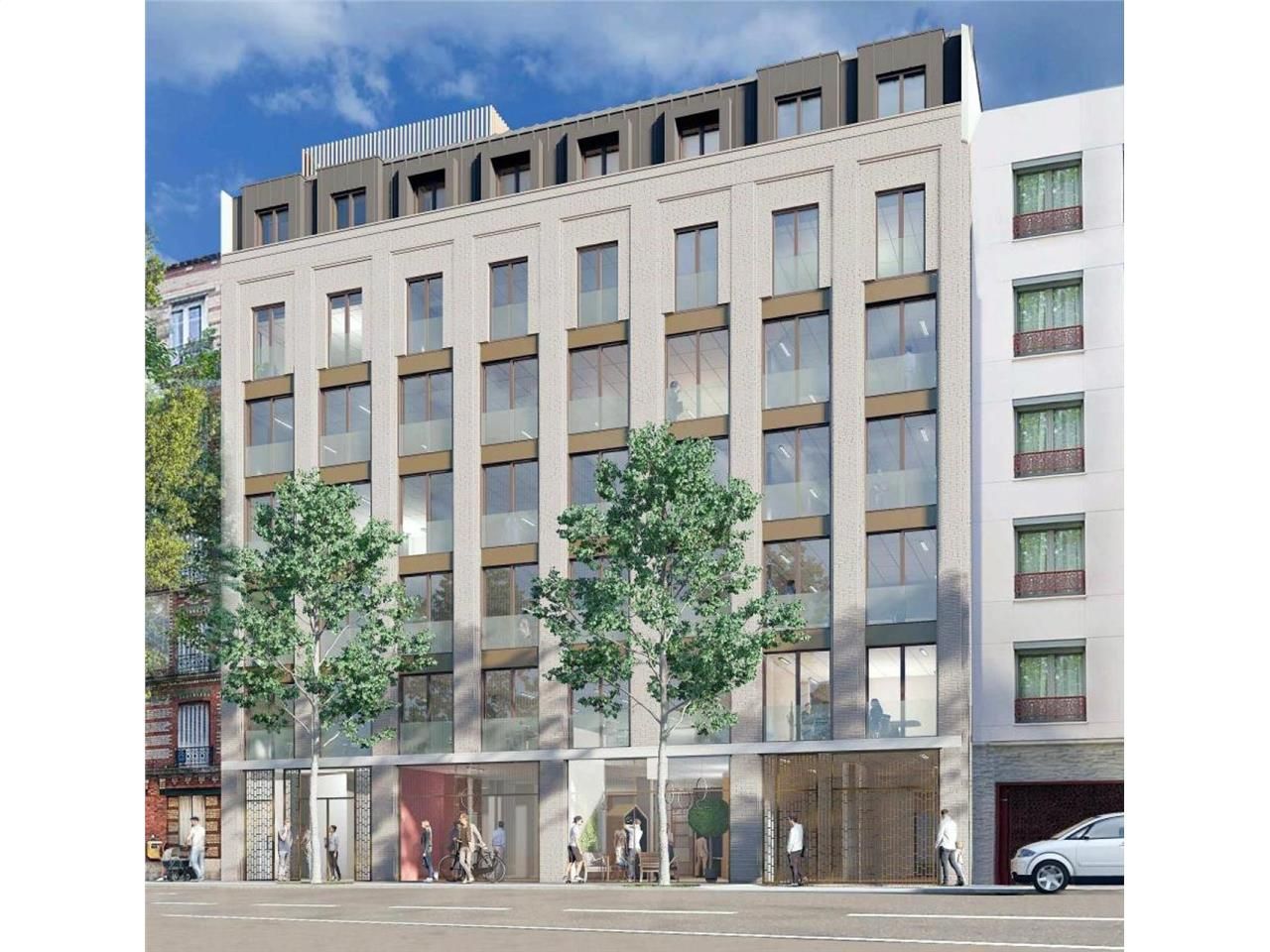 Vente Bureaux 2105.6 m² non divisibles 92100 Boulogne-billancourt