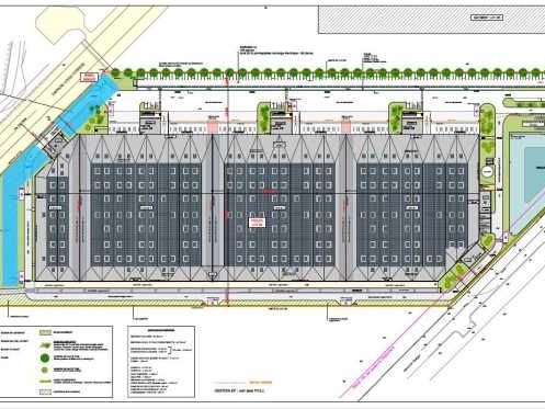 Location entrepots 41519 m² divisibles à partir de 6000 m²