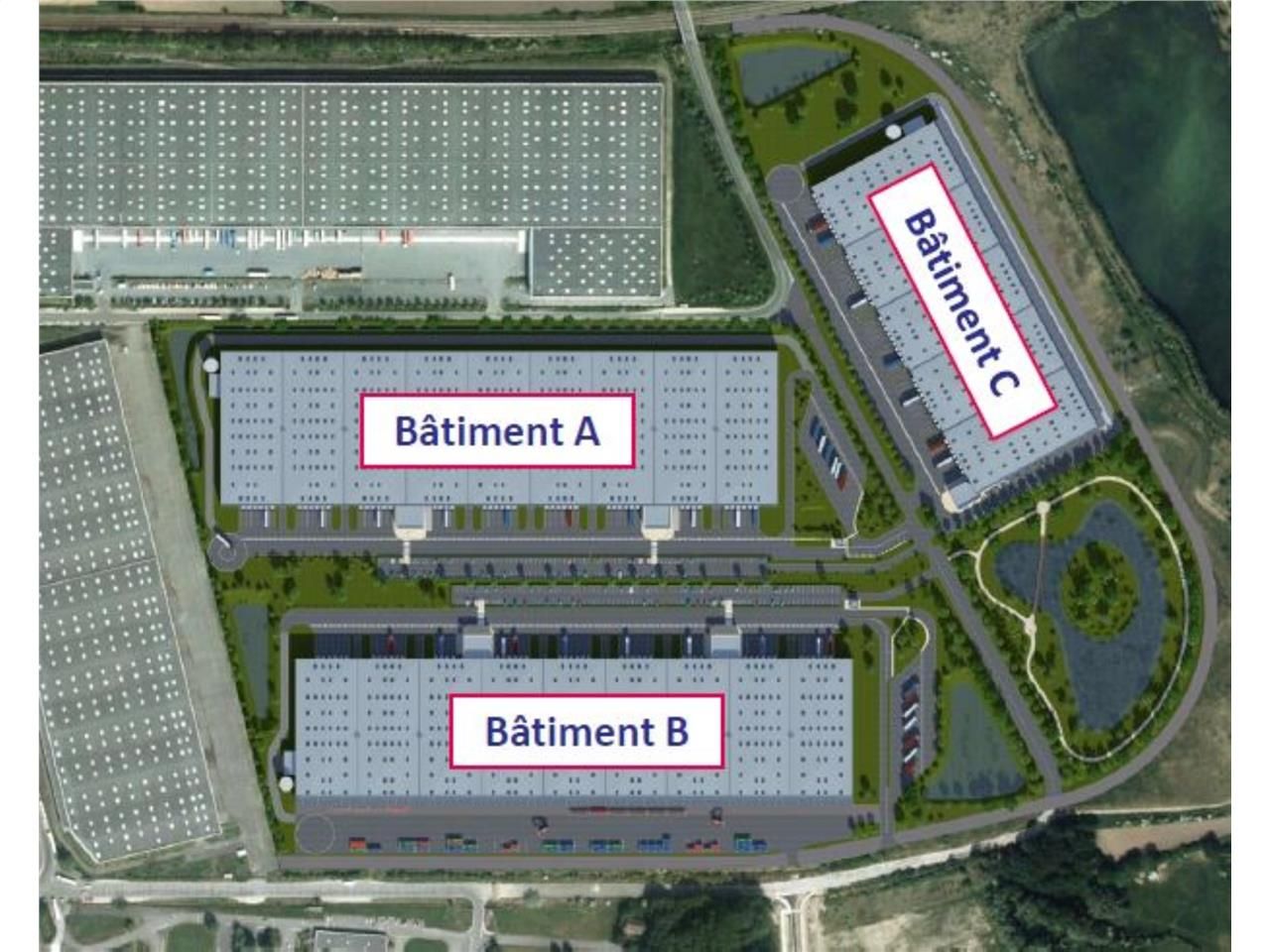 Implanté à Bruyeres-sur-Oise (95820), cet entrepô