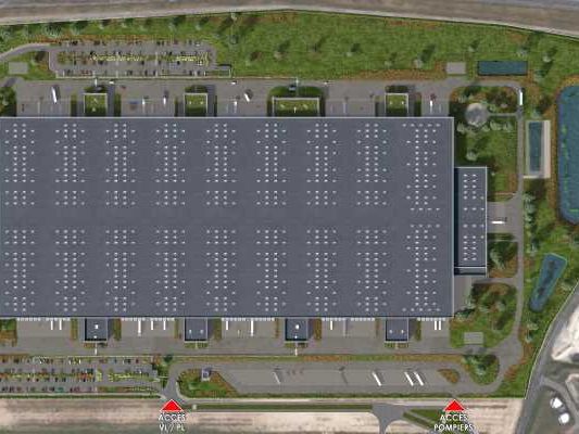 Location entrepots 30382 m² non divisibles