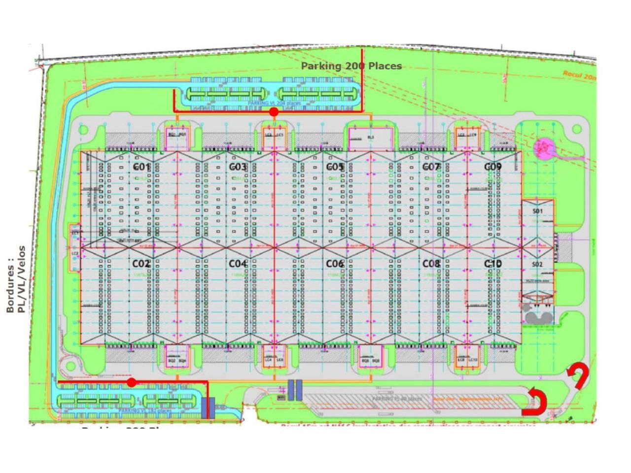 Nous vous proposons à la location 30 382 m² d'ent