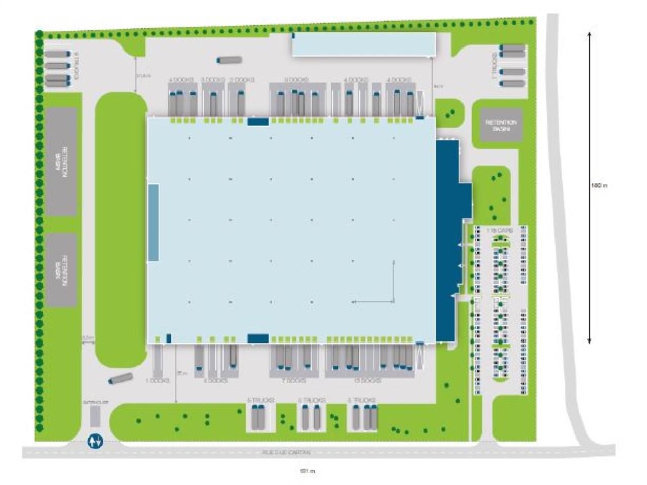 Situé dans la commune de CARVIN, proche des axes 