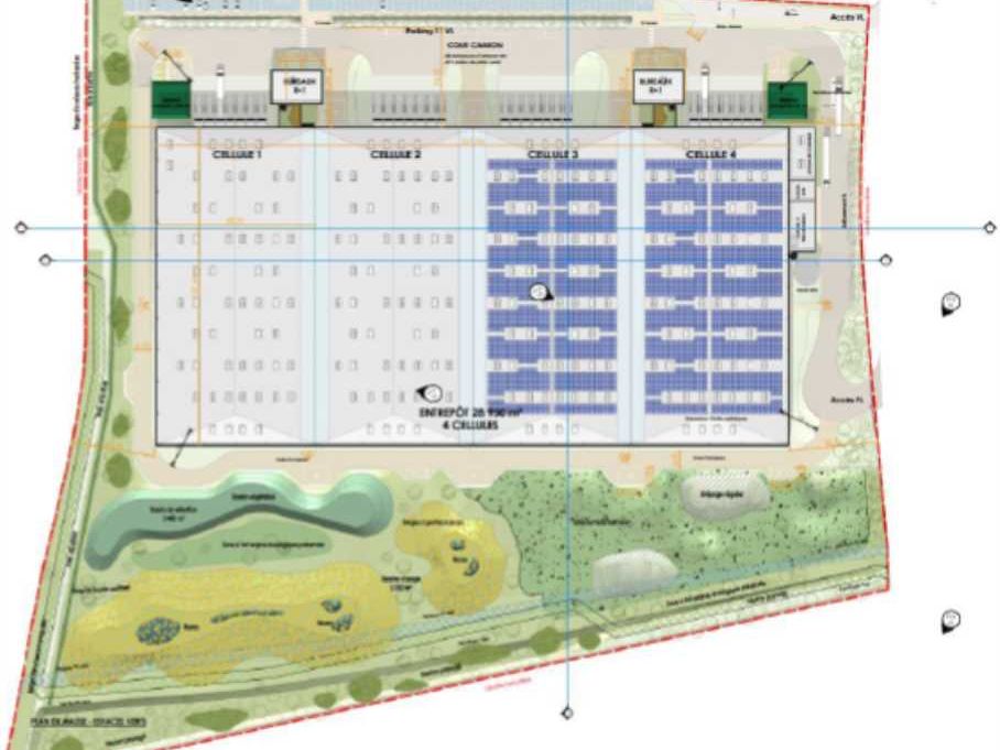 Location entrepots 30323 m² divisibles à partir de 600 m²