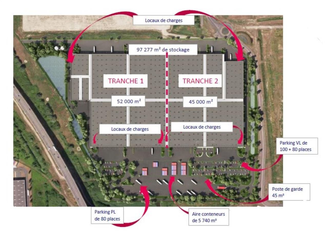 Entrepôt XXL à louer - Oudalle  Situé à Oudalle, 
