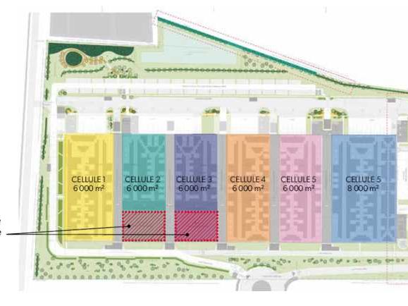 Location entrepots 40294 m² divisibles à partir de 6000 m²