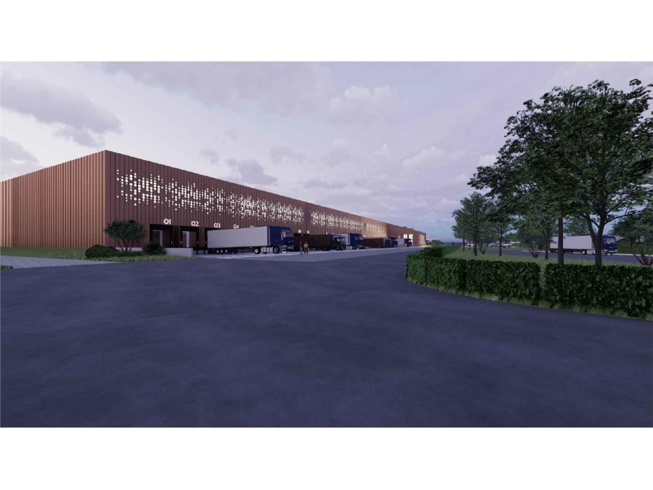 Nous vous proposons à la location un entrepôt de 