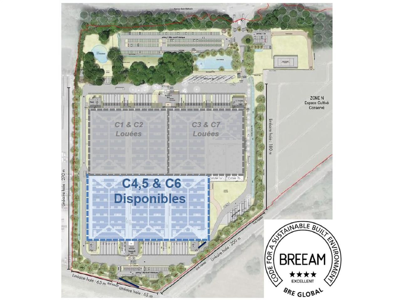 En bordure d'Ile-de-France Entrepôt neuf de class