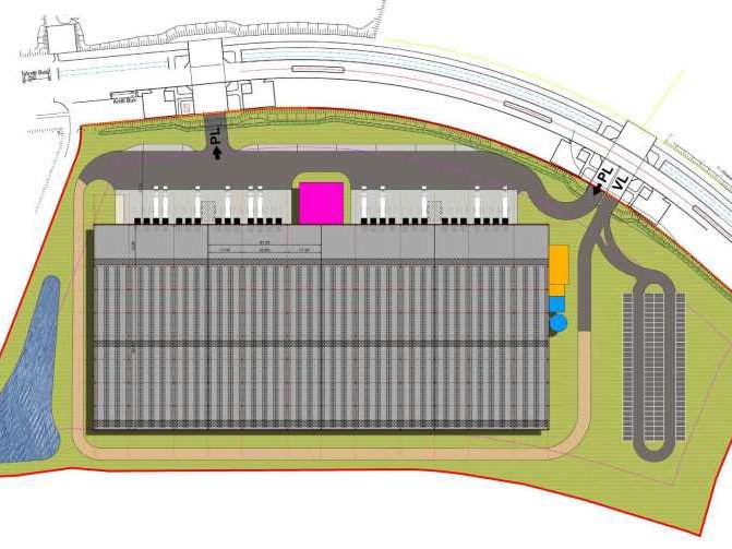 Location entrepots 25412 m² non divisibles