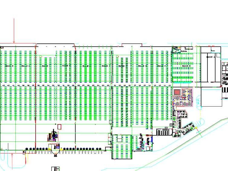 Location entrepots 5720 m² non divisibles