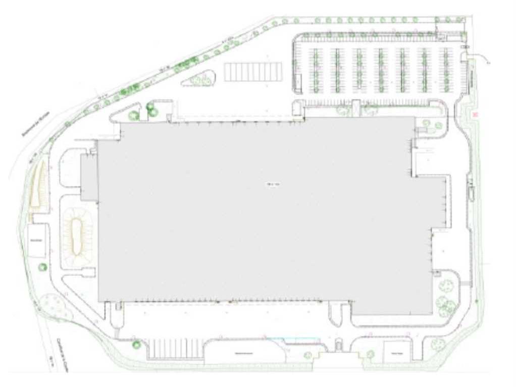 Location entrepots 41894 m² non divisibles