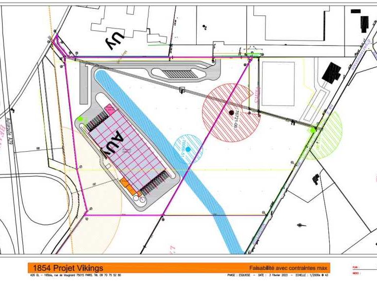 Location entrepots 15600 m² divisibles à partir de 5400 m²