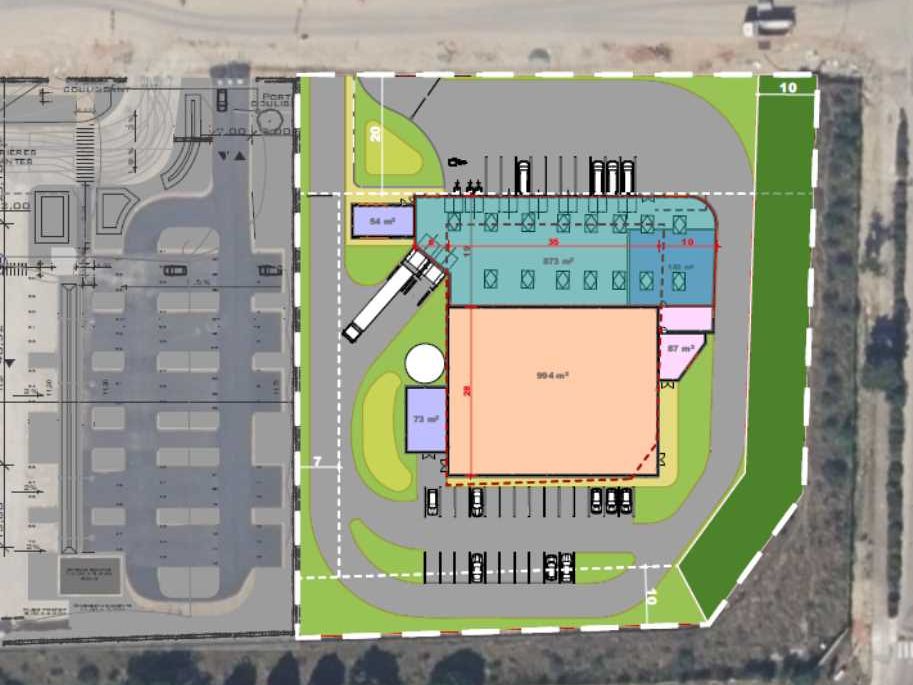 Location entrepots 2297 m² non divisibles