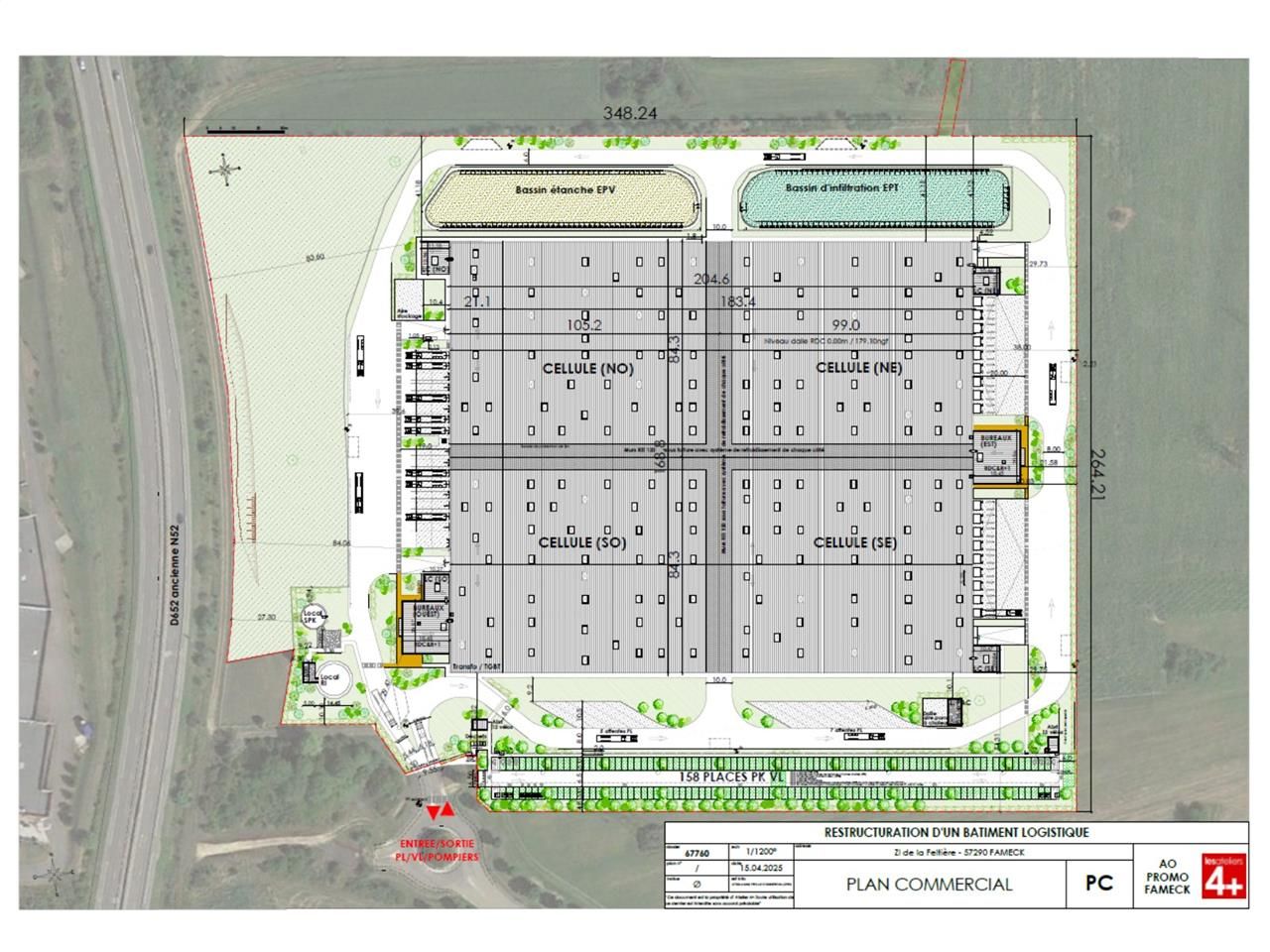 Situé dans la ZI de la Feltière, à proximité immé