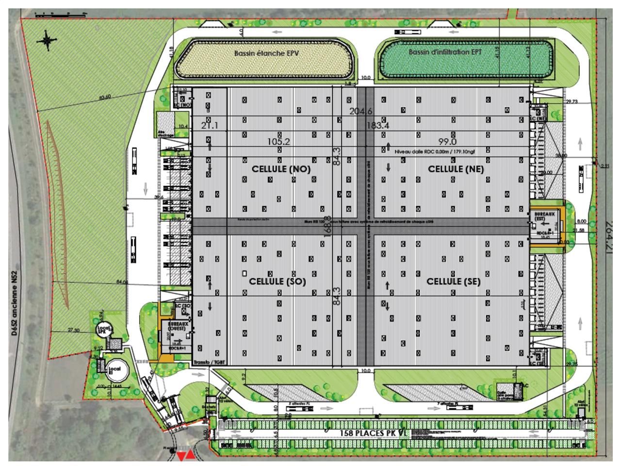 Situé dans la ZI de la Feltière, à proximité immé