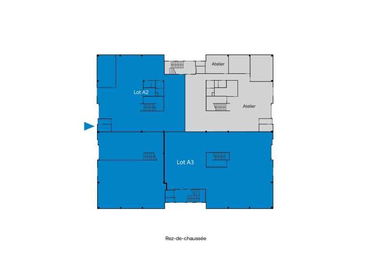 Location entrepots 1937 m² divisibles à partir de 601 m²