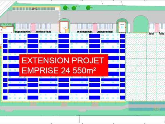 Location entrepots 32296 m² divisibles à partir de 666 m²