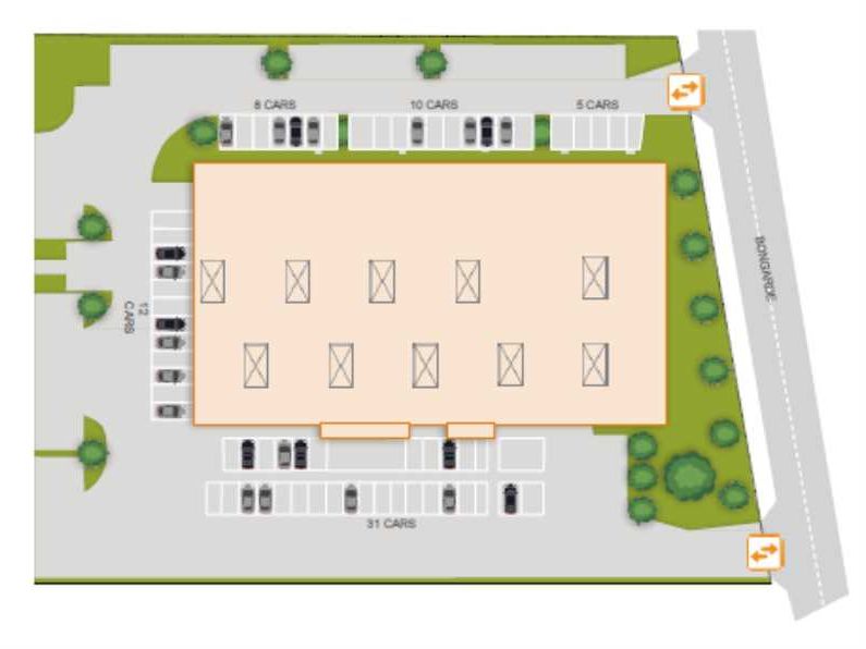 Location entrepots 3254 m² non divisibles