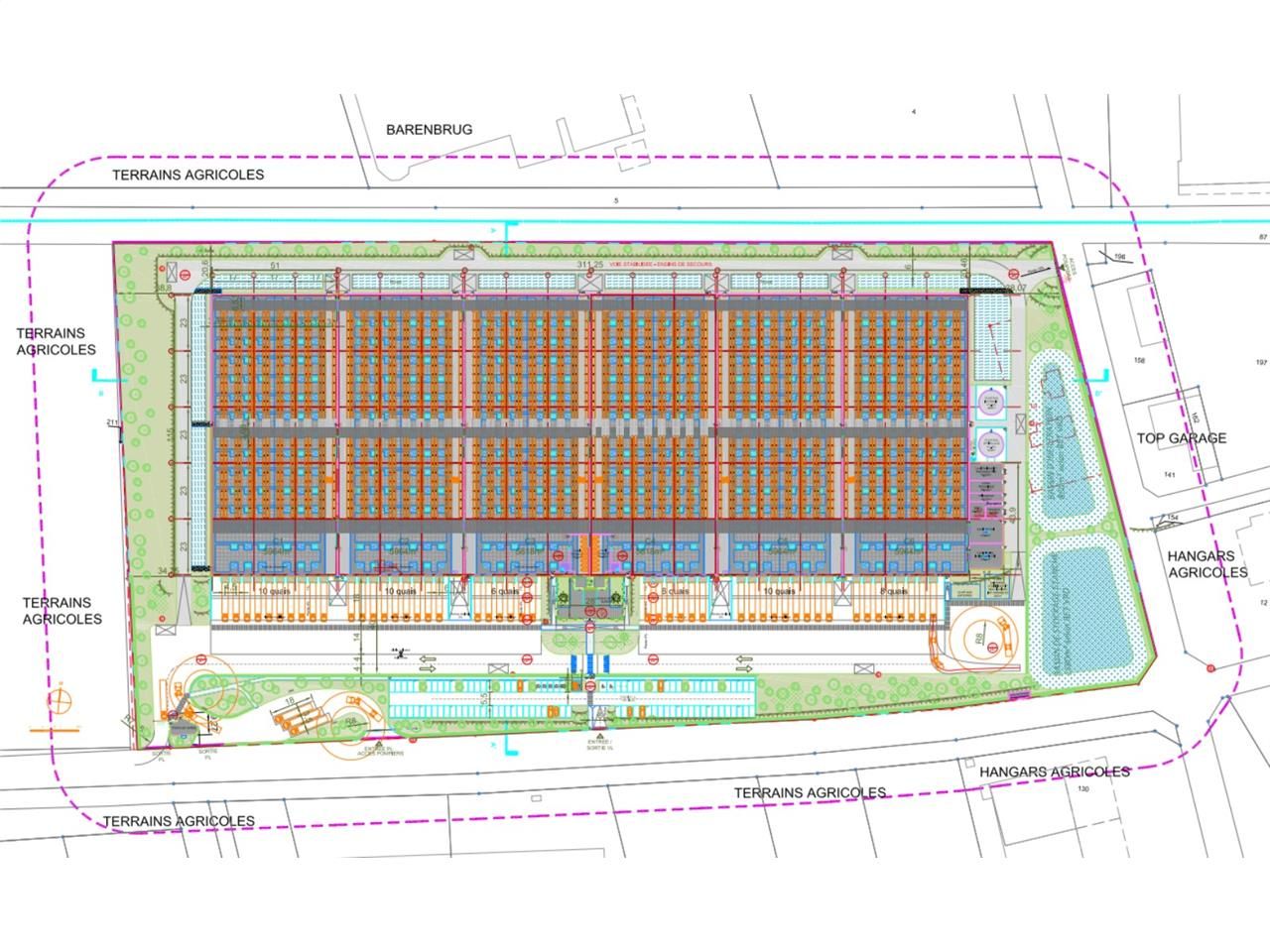 Nous vous proposons à la location un entrepôt de 