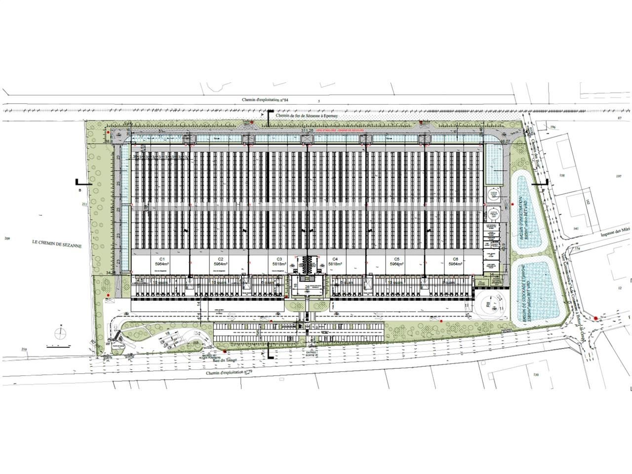 Nous vous proposons à la location un entrepôt de 