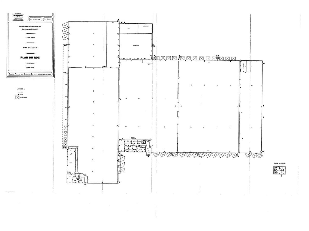 Situé à Libercourt, cet entrepôt de 17 642 m² rep
