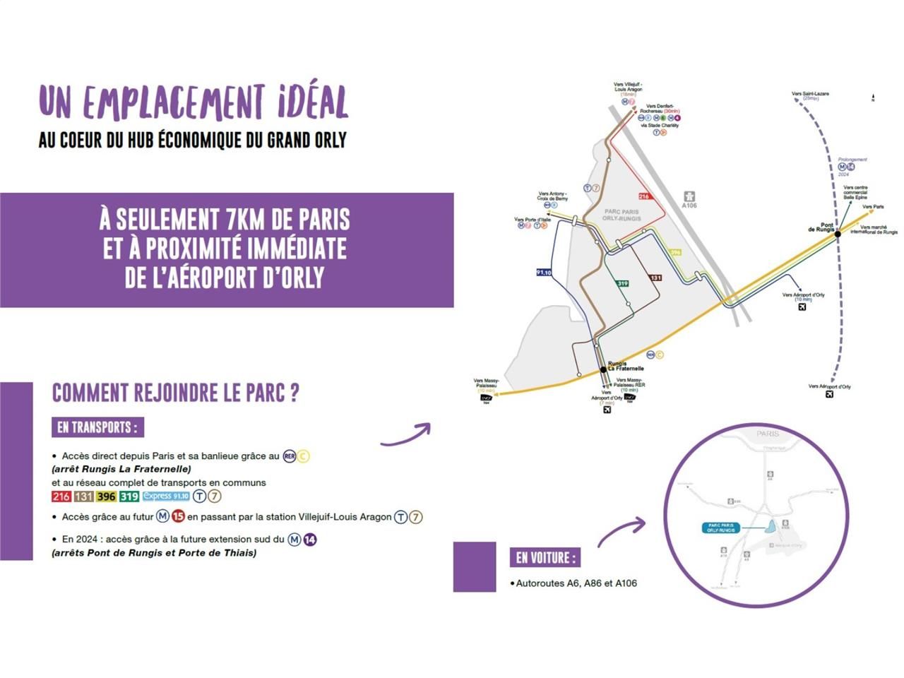 À louer à Rungis (94150), au sein du Parc Icade P