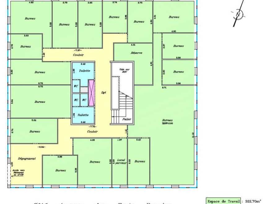 Location entrepots 808 m² non divisibles