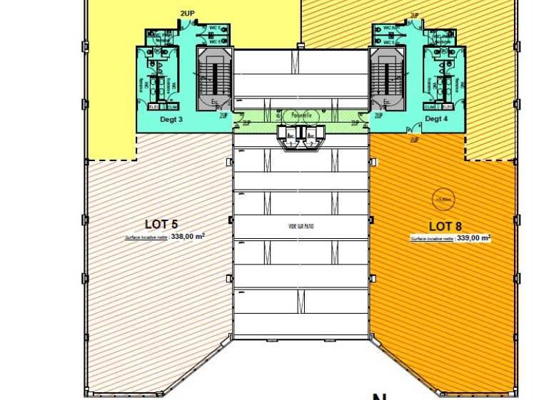 Location entrepots 2245 m² divisibles à partir de 324 m²