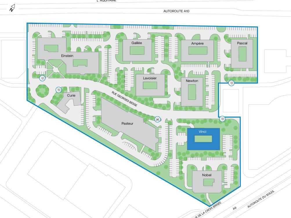 Location bureaux 303 m² non divisibles