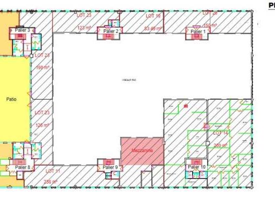 Location entrepots 1657 m² divisibles à partir de 301 m²