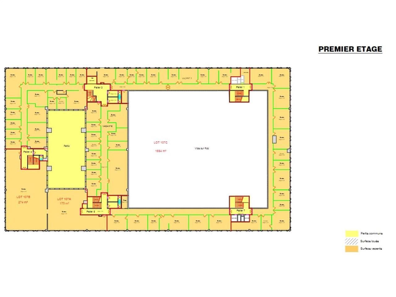 Nous vous proposons à la location des bureaux d'u